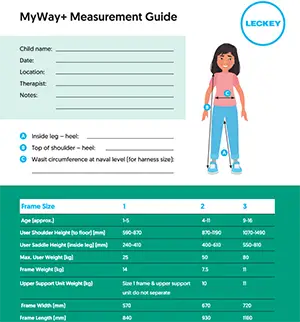 Leckey MyWay+ Measurement Guide