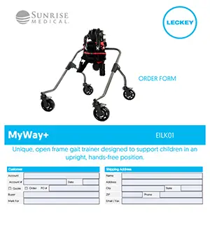 Leckey MyWay+ Order Form