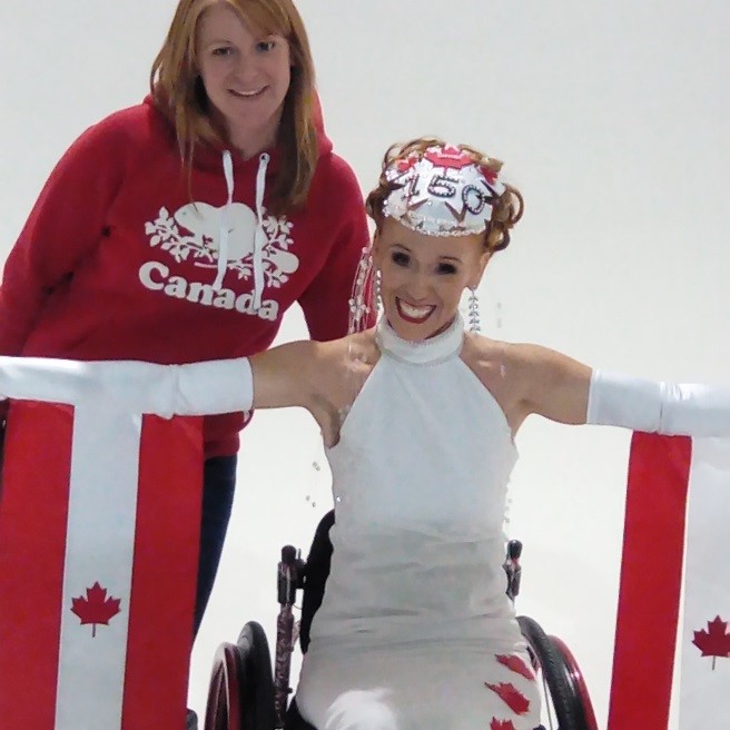 Vahen King as Miss Wheelchair Canada